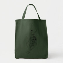 Sac fourre-tout à épicerie verte