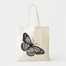 Sac fourre-tout à impression de papillon