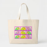 Sac fourre-tout à neuf perroquets