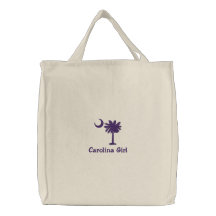 Sac fourre-tout à Palmetto de fille d'Embroidred C