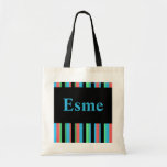 Sac fourre-tout assez rayé à Esme