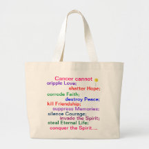 Sac fourre-tout enorme - le Cancer ne peut pas….