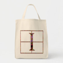 Sac fourre-tout fait sur commande à monogramme "de