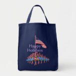 Sac fourre-tout patriotique à sucres de canne