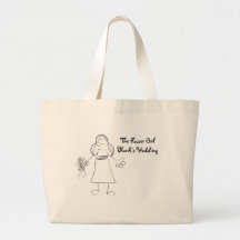 Sac fourre-tout personnalisé à demoiselle de honne