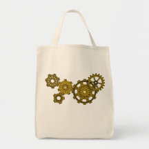 Sac fourre-tout tissé à lumière de rouages