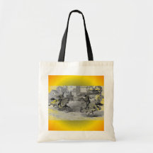 Sac joutant de chevaliers médiévaux