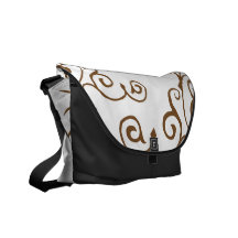 Sac messenger à ivoire de Cirrus (Brown) Besace
