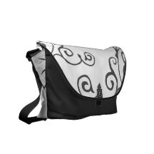 Sac messenger à ivoire de Cirrus (fumée) Besace