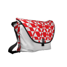 Sac messenger à ivoire de Triagonal (rubis) Sacoches