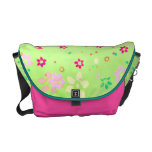 Sac messenger à Rickshaw de rêverie d'art de fleur Besace
