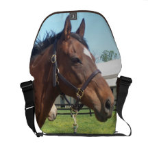 Sac messenger Arabe vigilant à cheval Sacoches