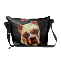Sac messenger au Rickshaw zéro de chien de boxeur Besaces