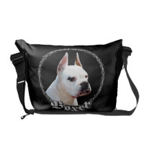 Sac messenger au Rickshaw zéro de chien de boxeur Sacoche