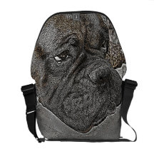 Sac messenger au Rickshaw zéro de chien de boxeur Besaces