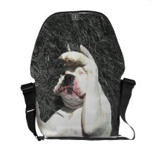 Sac messenger au Rickshaw zéro de chien de boxeur Besaces