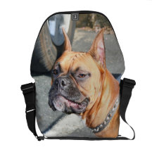 Sac messenger au Rickshaw zéro de chien de boxeur Besaces