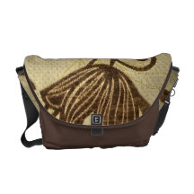 Sac messenger floral à impression de Chenille Besaces