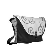 Sac messenger (gris) à ivoire de Cirrus Sacoches