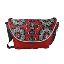 Sac Messenger motif kaleidoscope n°5 Sacoche