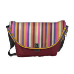 Sac messenger - rayures de coucher du soleil sacs messenger