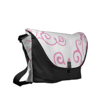 Sac messenger (rose) à ivoire de Cirrus Sacoches