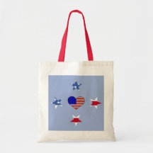 Sac patriotique d'étoiles