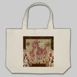 Sac rose de fleurs de cerisier de girafes sacs