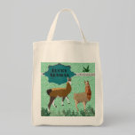 Sac vert de lamas chanceux sacs