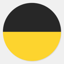 Sachsen, Prussia flag Round Sticker