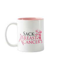 sack breast cancer coffee mug