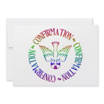 Sacrament of Confirmation - Descent of Holy Spirit Personalized Invites