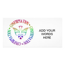 Sacrament of Confirmation - Descent of Holy Spirit Custom Photo Card