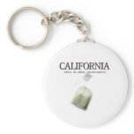 Sacramento California Tea Party Keychains