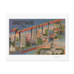 Sacramento, CaliforniaLarge Letter Scenes Post Cards