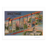 Sacramento, CaliforniaLarge Letter Scenes Post Cards