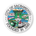 Sacramento city seal refrigerator magnets