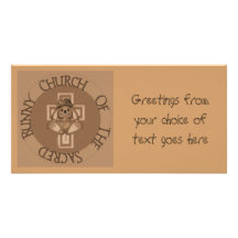 Sacred Bunny Church Photo Card