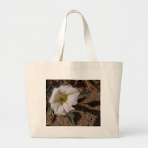 Sacred Datura Flower From Anza Borrego Desert Tote Bags