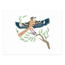 sacred egyptian bird postcards