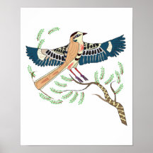 sacred egyptian bird poster