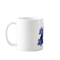Sacred Geometry: Blue Triangles: Mug