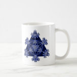 Sacred Geometry: Blue Triangles: Mugs