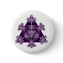 Sacred Geometry: Violet Triangles: Pin
