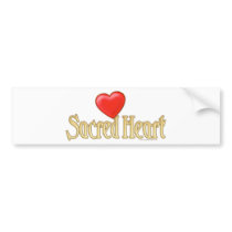 Sacred Heart Bumper Sticker