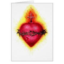 Sacred Heart Greeting Card