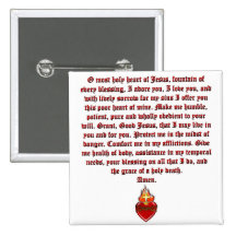 Sacred Heart of Jesus Buttons