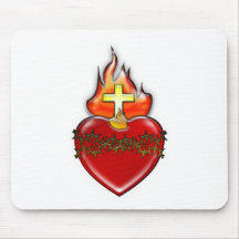 Sacred Heart of Jesus Mousepads