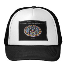 Sacred Heart of Jesus Stained Glass Window Trucker Hat