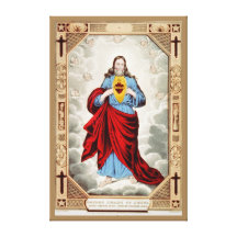 Sacred heart of-Jesus  Stretched Canvas Print